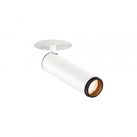 SLV 1009084 GRIP M LED Deckeneinbauleuchte 14W 2700K Weiß Schwarz dimmbar 42 Grad CRI90 modernes Design