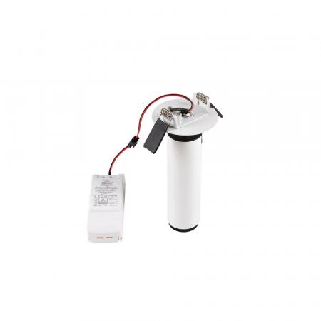 SLV 1009084 GRIP M LED Deckeneinbauleuchte 14W 2700K Weiß Schwarz dimmbar 42 Grad CRI90 modernes Design