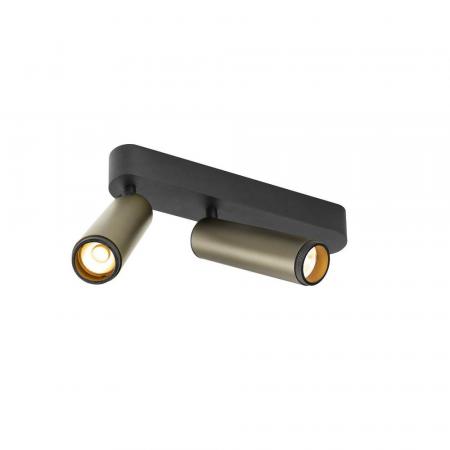 SLV 1009081 GRIP M LED Deckenaufbauleuchte 28W 3000K Bronze Schwarz dimmbar 42 Grad CRI90 modernes Design