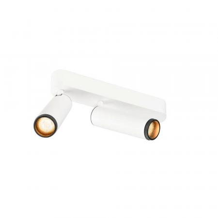 SLV 1009076 GRIP M LED Deckenaufbauleuchte 28W 2700K Weiß Schwarz dimmbar 42 Grad CRI90 modernes Design