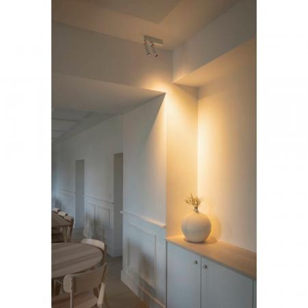 SLV 1009077 GRIP M LED Deckenaufbauleuchte 28W 3000K Weiß Schwarz dimmbar 42 Grad CRI90 modernes Design