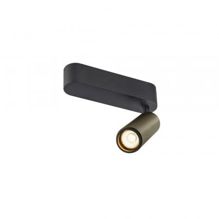 SLV 1009073 GRIP M LED Deckenaufbauleuchte 14W 3000K Bronze Schwarz dimmbar 42 Grad CRI90 modernes Design