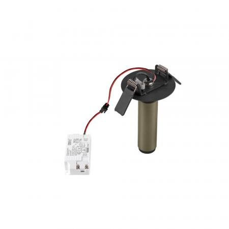 SLV 1009056 GRIP! S Deckeneinbauleuchte 10W 2700K 29° CRI90 Ø 6,8 cm dimmbar schwarz/schwarz