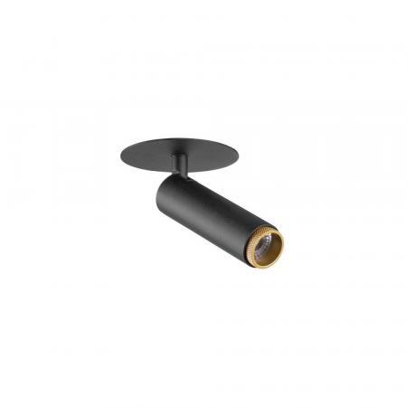 SLV 1009054 GRIP! S Deckeneinbauleuchte 10W 2700K 29° CRI90 Ø 6,8 cm dimmbar schwarz/gold