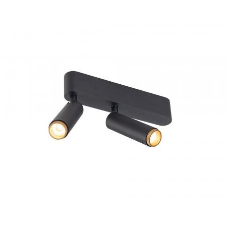 SLV 1009047 GRIP! S Deckenaufbauleuchte double PHASE 3000K 21W 29° schwarz/gold