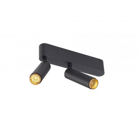 SLV 1009047 GRIP! S Deckenaufbauleuchte double PHASE 3000K 21W 29° schwarz/gold