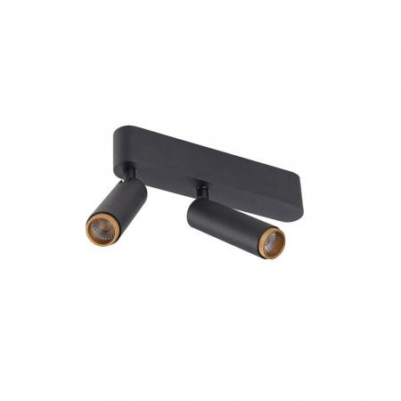 SLV 1009047 GRIP! S Deckenaufbauleuchte double PHASE 3000K 21W 29° schwarz/gold