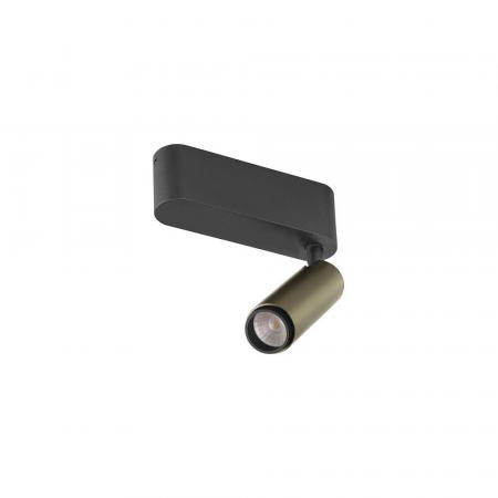 SLV 1009040 GRIP! S Deckenstrahler single PHASE 2700K 11W 29° bronze/schwarz – kompakter LED Aufbaustrahler