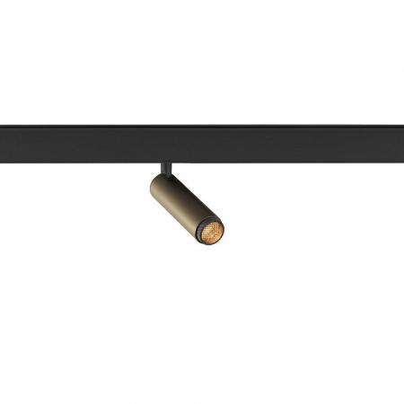 SLV 1009028 GRIP! S 48V Spot 2700K 9,8W DALI bronze/schwarz – dekorativer Schienenstrahler für präzise Lichtakzente