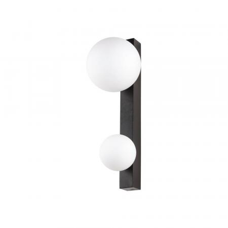 SLV 1009145 SUN WL DOUBLE G9 Wandaufbauleuchte schwarz IP20