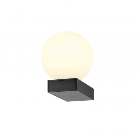SLV 1009144 SUN WL UP G9 Wandaufbauleuchte schwarz rund IP20