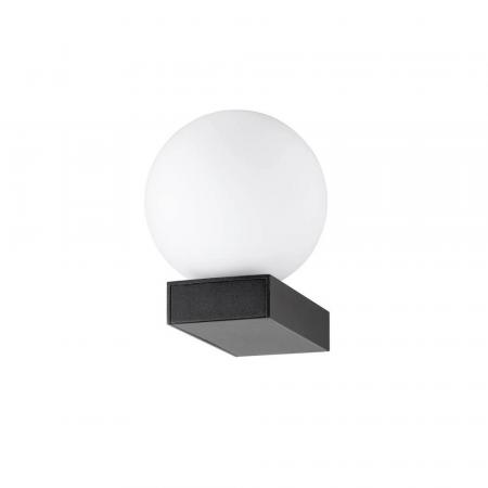 SLV 1009144 SUN WL UP G9 Wandaufbauleuchte schwarz rund IP20