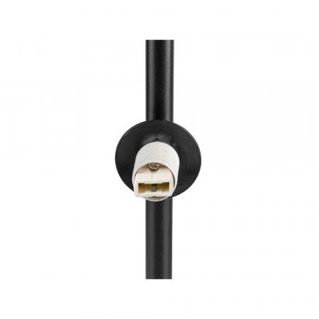 SLV 1009143 SUN TL G9 Tischleuchte schwarz rund IP20