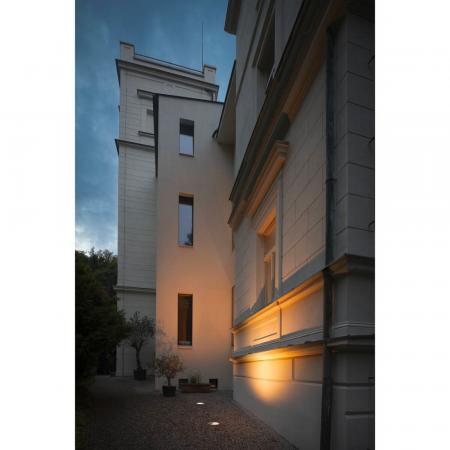 SLV 1009168 DASAR® L Bodeneinbauleuchte LED 3000K Edelstahl/Schwarz IP67 DALI