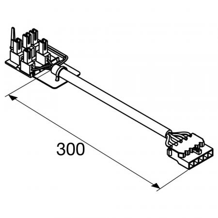 SLV 1009204 RETRO CON 5P103 5-pin Steckverbinder für LED Lichtbandsystem