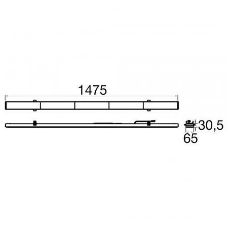 SLV 1009193 RETRO LT 1500 25W 4800lm IP20 LED Lichtbandsystem DALI NB Optik CCT Switch