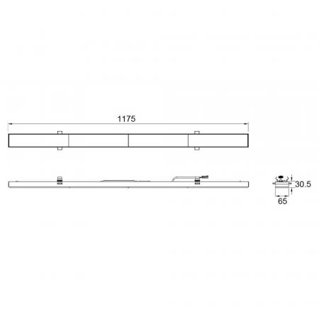 SLV 1009179 RETRO LT 1200 21W 3800lm IP20 LED Lichtbandsystem CCT Switch 3in1