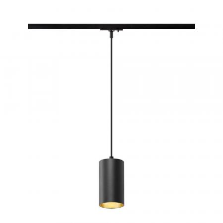 SLV 1010099 ASTO TUBE 1~ Pendelleuchte GU10 10W schwarz 250 cm IP20