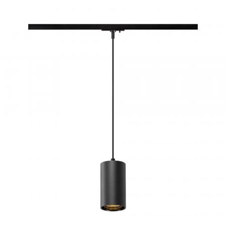 SLV 1010099 ASTO TUBE 1~ Pendelleuchte GU10 10W schwarz 250 cm IP20