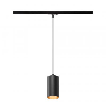 SLV 1010099 ASTO TUBE 1~ Pendelleuchte GU10 10W schwarz 250 cm IP20
