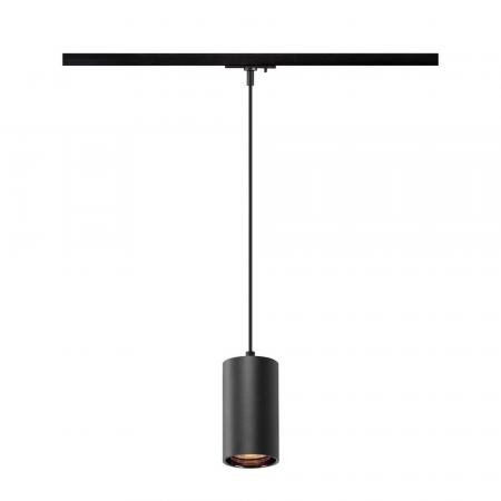 SLV 1010099 ASTO TUBE 1~ Pendelleuchte GU10 10W schwarz 250 cm IP20