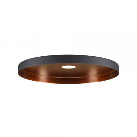 SLV 1010096 LALU® PLATE 33 E27 MIX&MATCH LEUCHTENSCHIRM 1,5CM SCHWARZ/BRONZE – flacher Designschirm