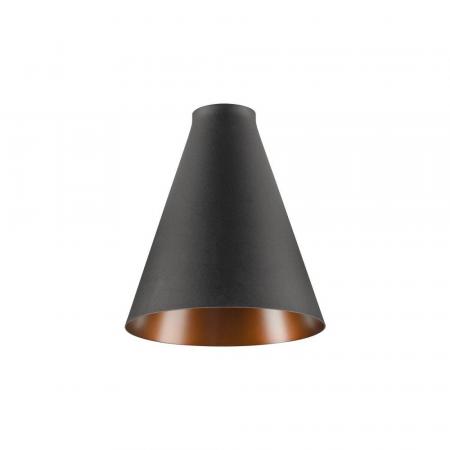 SLV 1010084 LALU® CONE 15 E27 MIX&MATCH LEUCHTENSCHIRM 17CM SCHWARZ/BRONZE – dekorativer Lampenschirm