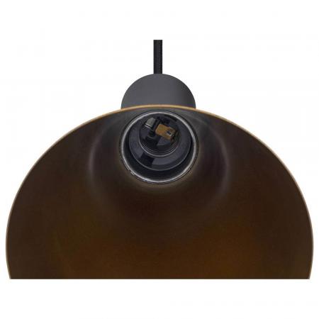 SLV 1010084 LALU® CONE 15 E27 MIX&MATCH LEUCHTENSCHIRM 17CM SCHWARZ/BRONZE – dekorativer Lampenschirm
