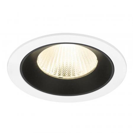 SLV 1009804 NUMINOS® L Deckeneinbauleuchte weiß/schwarz 4000K 40° CRI90 - Einbau Ø 12cm