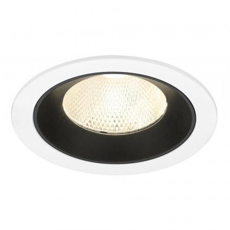 SLV 1009801 NUMINOS® L Deckeneinbauleuchte weiß/schwarz 4000K 20° CRI90 -  Einbau Ø 12cm