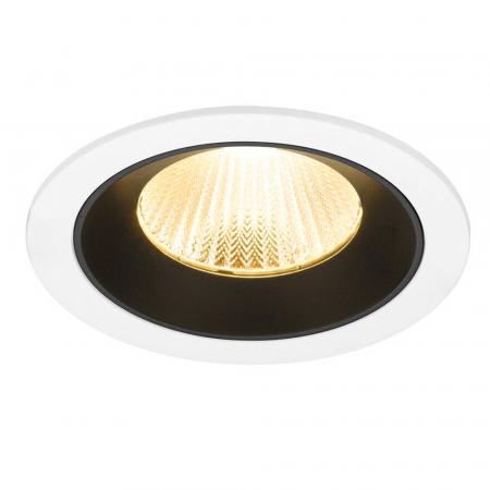 SLV 1009786 NUMINOS® L Deckeneinbauleuchte weiß/schwarz 3000K 40° CRI90 , Einbau Ø 12cm