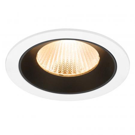 SLV 1009768 NUMINOS® L Deckeneinbauleuchte weiß/schwarz 2700K 40° CRI90 , Einbau Ø 12cm