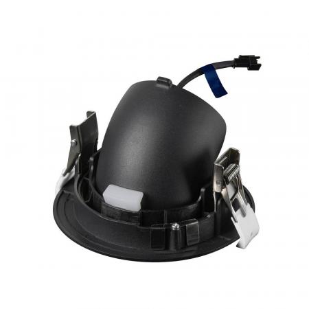 SLV 1009546 NUMINOS® GIMBLE M Deckeneinbauleuchte schwarz/chrom 2700K 40° CRI90 , Einbau Ø 12cm