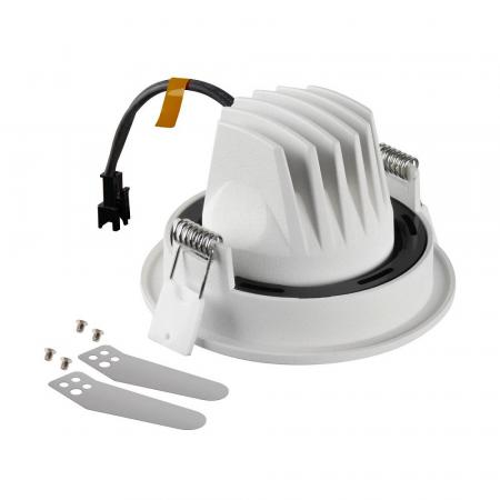 SLV 1009537 NUMINOS® MOVE S Deckeneinbauleuchte weiß/chrom 4000K 40° CRI90 , Einbau Ø 9cm