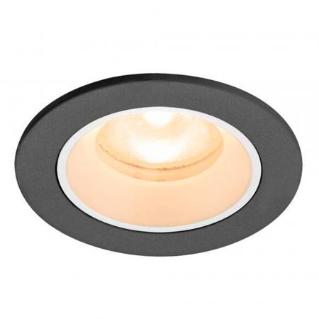 SLV 1009278 NUMINOS XS Deckeneinbauleuchte 6,9W 2700K 55° schwarz/weiß -  Einbau Ø 5,5cm