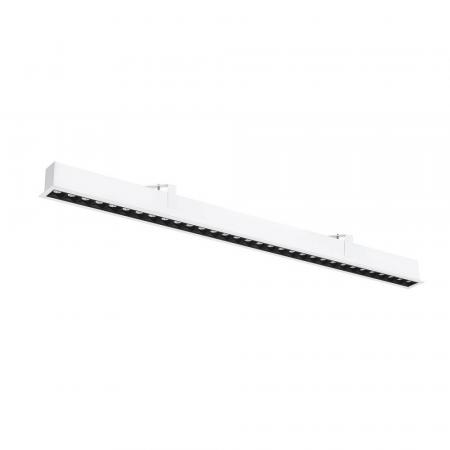 SLV 1010523 GLENOS PRO Deckeneinbauleuchte 1,2m DALI 4000K UGR19 weiß/schwarz