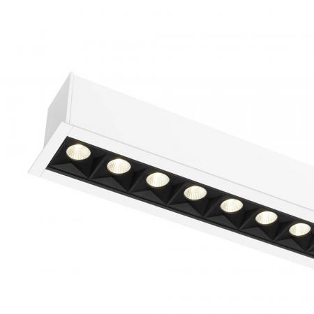 SLV 1010523 GLENOS PRO Deckeneinbauleuchte 1,2m DALI 4000K UGR19 weiß/schwarz