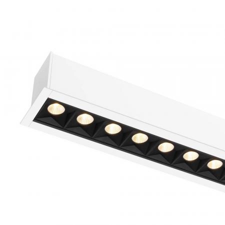 SLV 1010521 GLENOS PRO Deckeneinbauleuchte 1,2m DALI 3000K UGR19 weiß/schwarz