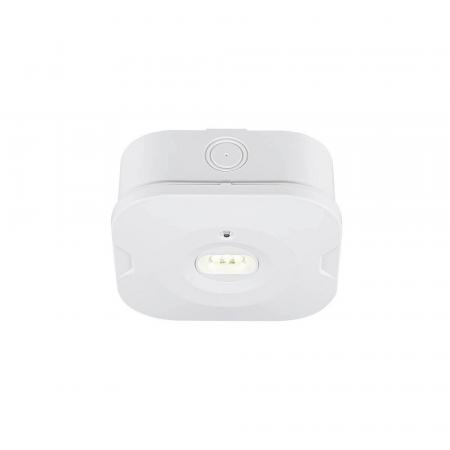 SLV 1010508 P-LIGHT – quadratische LED Not- und Sicherheitsleuchte 1,2W 6000K weiß