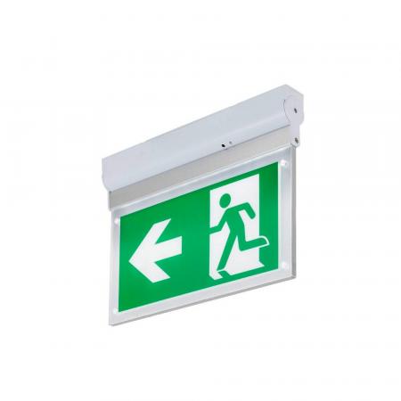 SLV 1010504 P-LIGHT Wand- und Deckenaufbauleuchte 6000K 3 W Weiß Notausgangsleuchte