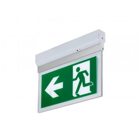 SLV 1010504 P-LIGHT Wand- und Deckenaufbauleuchte 6000K 3 W Weiß Notausgangsleuchte