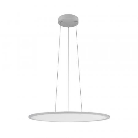 SLV 1010429 PANEL 60 – runde LED Pendelleuchte DALI 29W 3000/4000K grau UGR<19