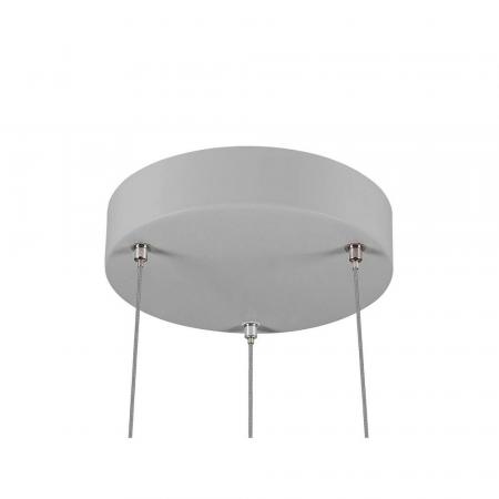 SLV 1010427 PANEL 60 – runde LED Pendelleuchte PHASE 29W 3000/4000K grau UGR<19
