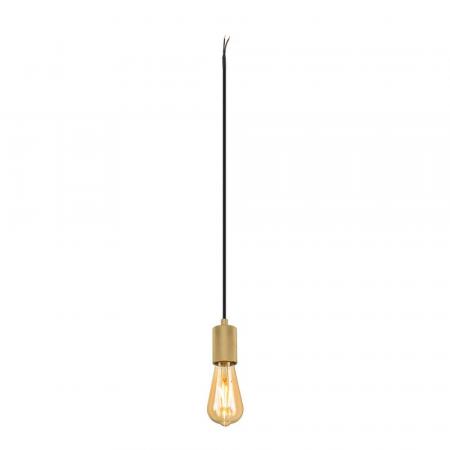 SLV 1010421 FITU PD Pendelleuchte ribbed Pendellänge 500 cm, 1 x max. 15 W, gold