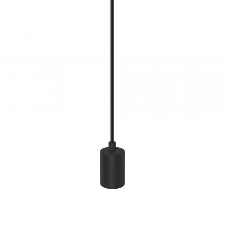 SLV 1010420 FITU PD Pendelleuchte ribbed Pendellänge 500 cm, 1 x max. 15 W, schwarz