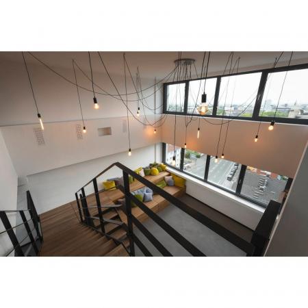 SLV 1010420 FITU PD Pendelleuchte ribbed Pendellänge 500 cm, 1 x max. 15 W, schwarz