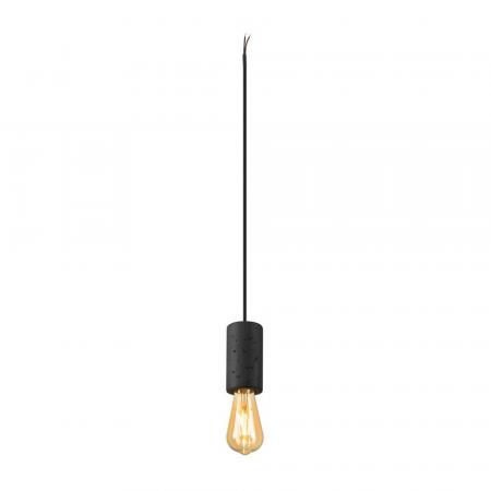 SLV 1010417 FITU PD Pendelleuchte stone Pendellänge 500 cm, 1 x max. 15 W, schwarz