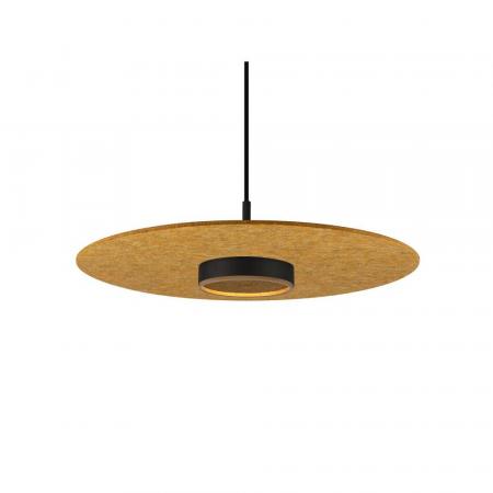 SLV 1010408 GRIP! FLAT – Felt shade Ø50 cm H 0,6 cm ocker ultraflacher Leuchtenschirm