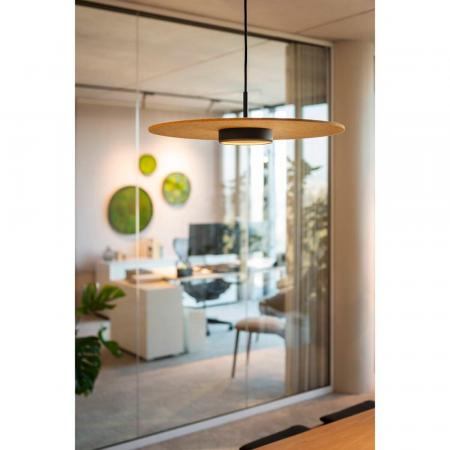 SLV 1010408 GRIP! FLAT – Felt shade Ø50 cm H 0,6 cm ocker ultraflacher Leuchtenschirm