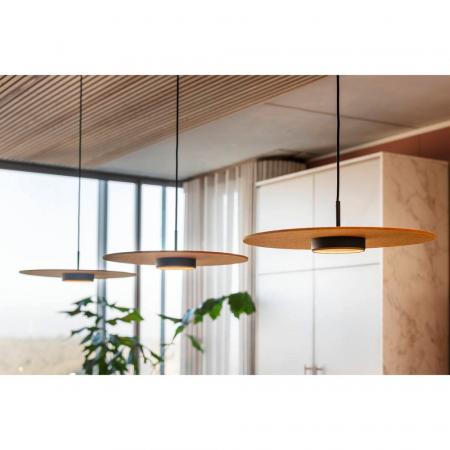 SLV 1010408 GRIP! FLAT – Felt shade Ø50 cm H 0,6 cm ocker ultraflacher Leuchtenschirm